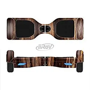 The Aged RedWood Texture Full-Body Wrap Skin Kit for the iiRov HoverBoards and other Scooter (HOVERBOARD NOT INCLUDED)