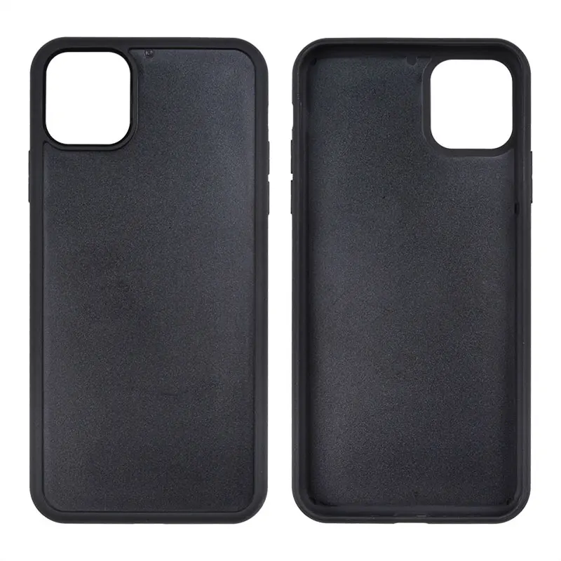 Soft Tpu Edge Hard Pc Back Blank Case For Iphone11 Pro With Groove