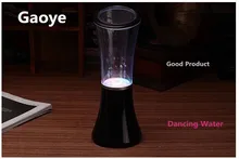 Gaoye Portable Bluetooth mini Speakers Real Dancing Water Speaker With Led Light Music Fountain Spray Dance Support TF Card MP3