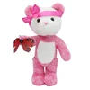 Sale Pink Panda Teddy Bear Plush Toy For Kids Stuffed Panda Toy Plush With Butterfly