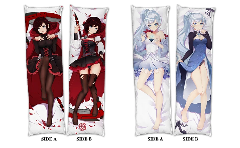 160x50cm Rwby Weiss Yang Xiao Long Hot Custom Dakimakura Pillow Case Buy Body Pillow Caserwby 9133