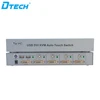 DTECH 4k USB console control DVI digital analog 4x1 KVM Switch