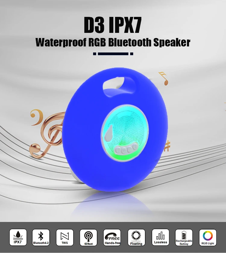 Waterproof Bluetooth Speakers Outdoor Wireless Portable Speaker for Camping Beach Sports - ANKUX.COM