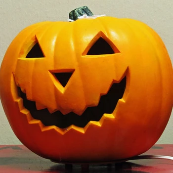 Pu Polyurethane Customize Carving Fake Halloween Pumpkin Heads Lights ...