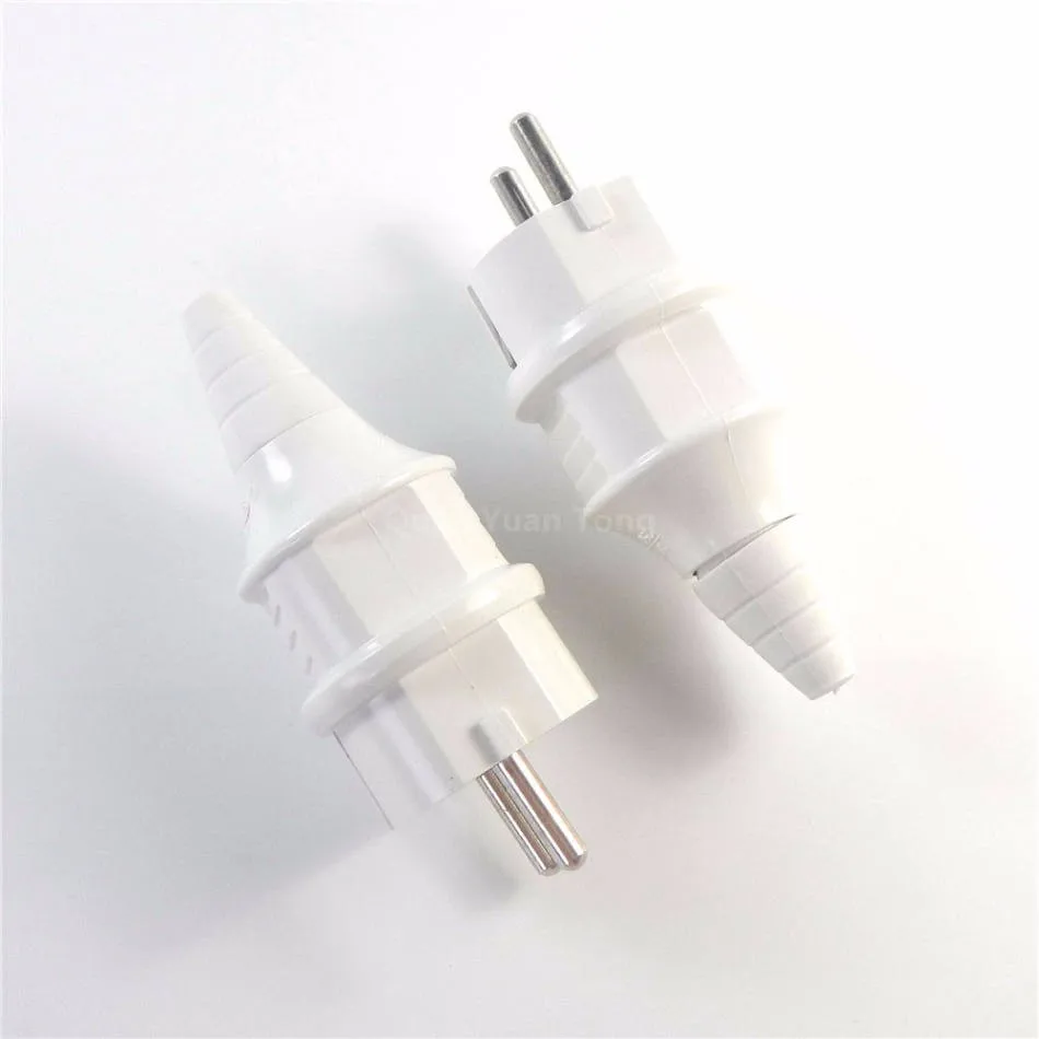 White E012 Wt Europe Eur Male 220v Electrical Power Plug Buy Europe