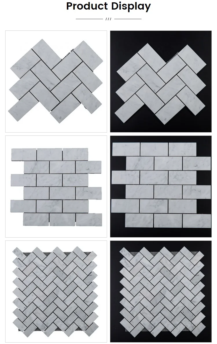 Atlanta Stone Fishbone Mosaic Tiles,Brick Bathroom Floor Tile Milky Way