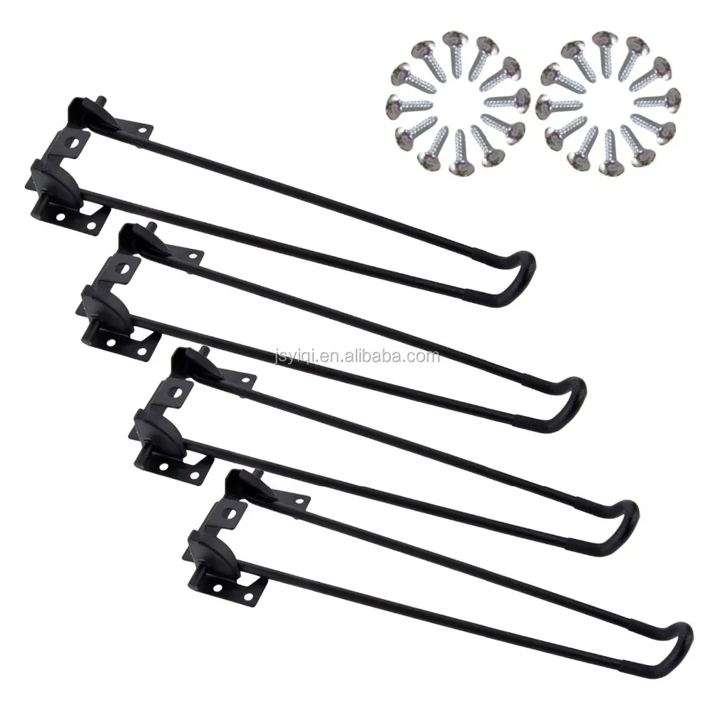 Garden Furniture Metal Hairpin Table Leg Heavy Duty Easy Install
