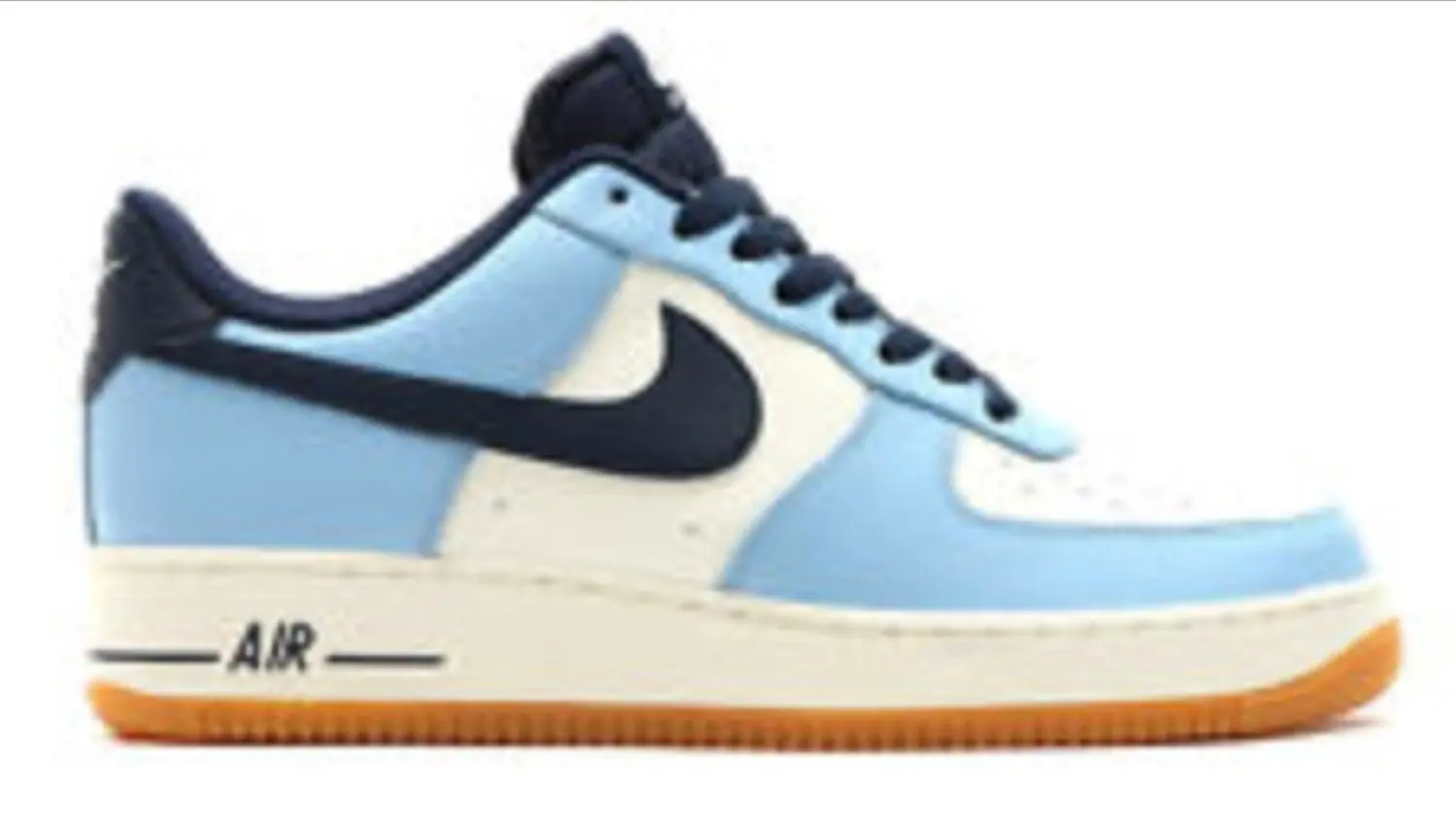 Air Force 1 Premium (GS) size 7y white/Lt-blue/navy/gum