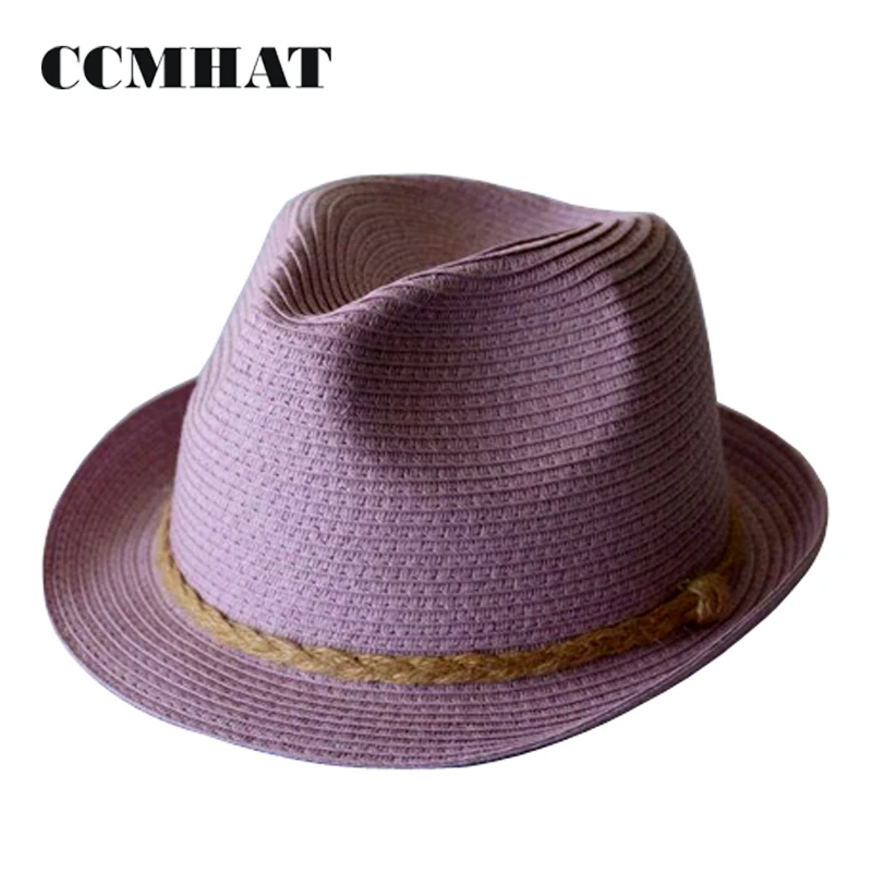 ladies straw fedora hats