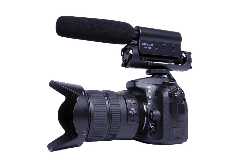 Takstar Sgc-598 Recording Mic Microphone For Camera Camcorder Dslr