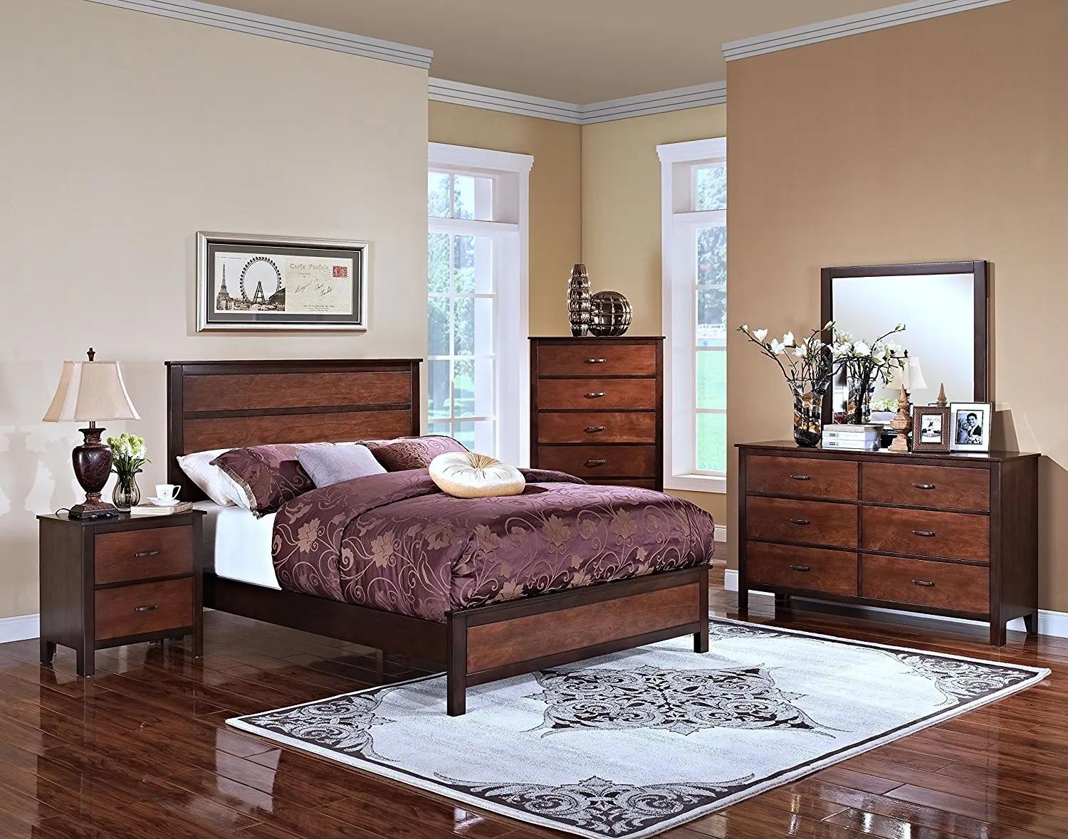 Buy New Classic 00 145 15c Bishop 5 Piece Bedroom Set