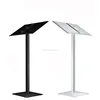 Poster Sign Holder Floor Stand A4 Graphics, Includes Steel Literature pocket, Freestanding Display Fixture with brochure