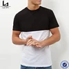 Bangladesh clothing color block basic cotton quality men's fashion t shirts