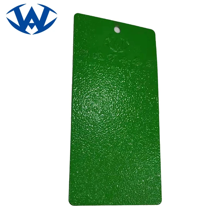 spray antique green hammer powder coating,green wrinkle hammer powder