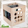 Retail DVD Display Stands, Record Album Frame , Wooden Storage Crate
