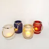 Granite candle holder gothic golf ball