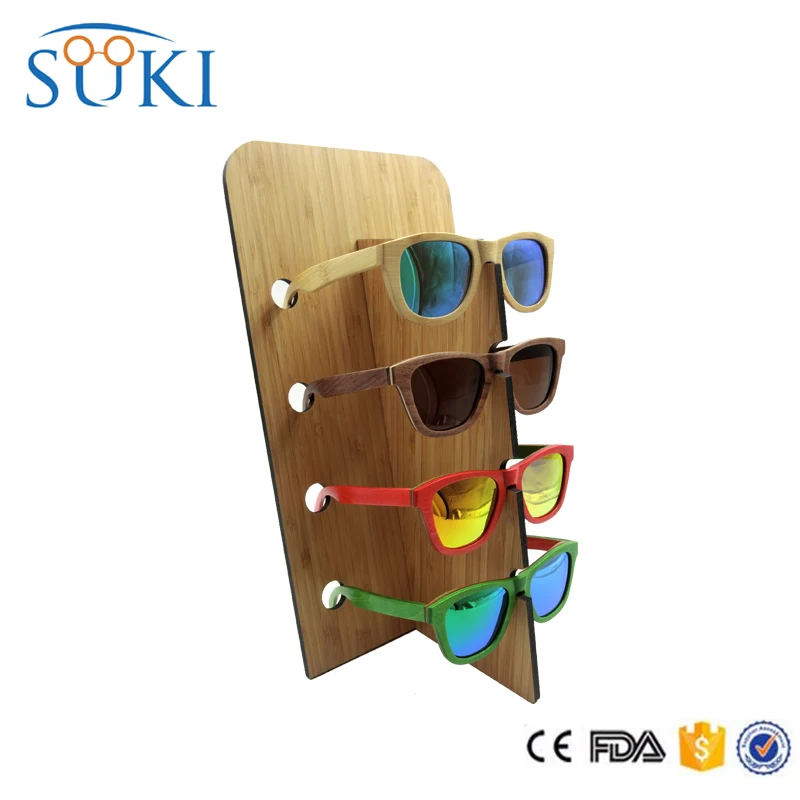 2018 sunglasses display wooden designer showcase
