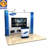 sublimation printing fabric exhibition wall pop up banner display stand