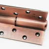 Red bronze-coloured ordinary door closer hinge for wooden door