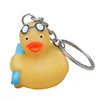 Professional Customized PVC Rubber Duck Keychain Toy