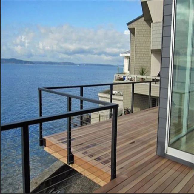 Cable Railing Wire Railing Systems Balcony Side Mounted Stainless Steel ...