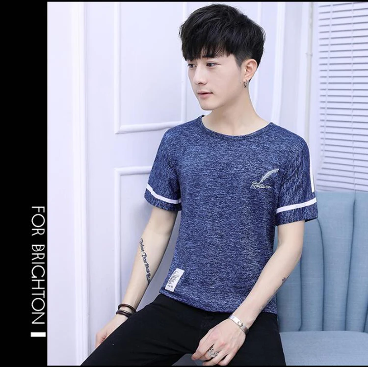 Latest Design High Quality In Stock Blank Men T Shirt