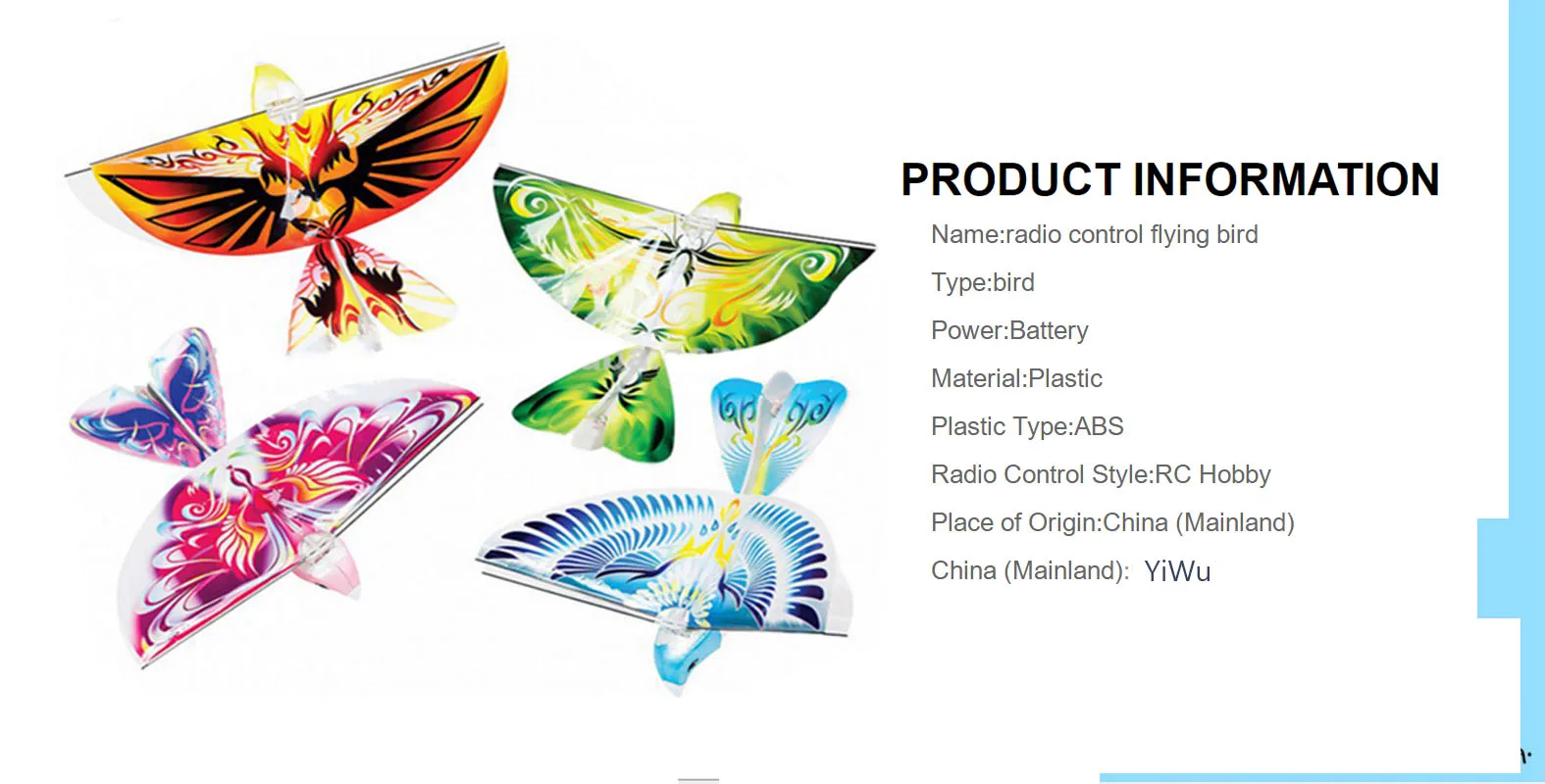 RC Plane Biplane Glider Epp Foam Aircraft For Children