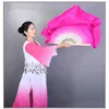 New Design Belly Dance Silk Fan Veils with Mix Colors Different Sizes