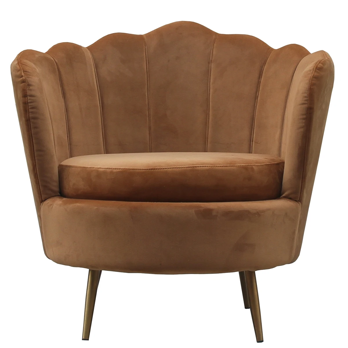 Antique High Back Accent Chair Velvet