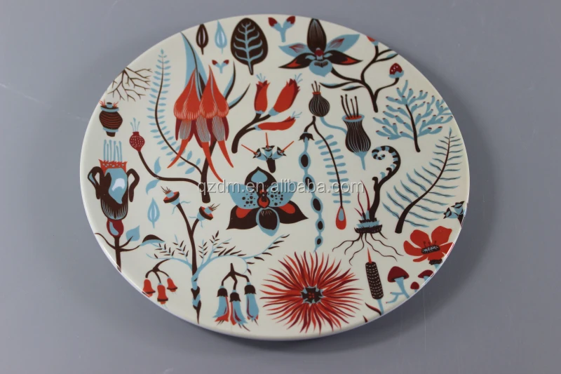 23cm melamine round dinner plate
