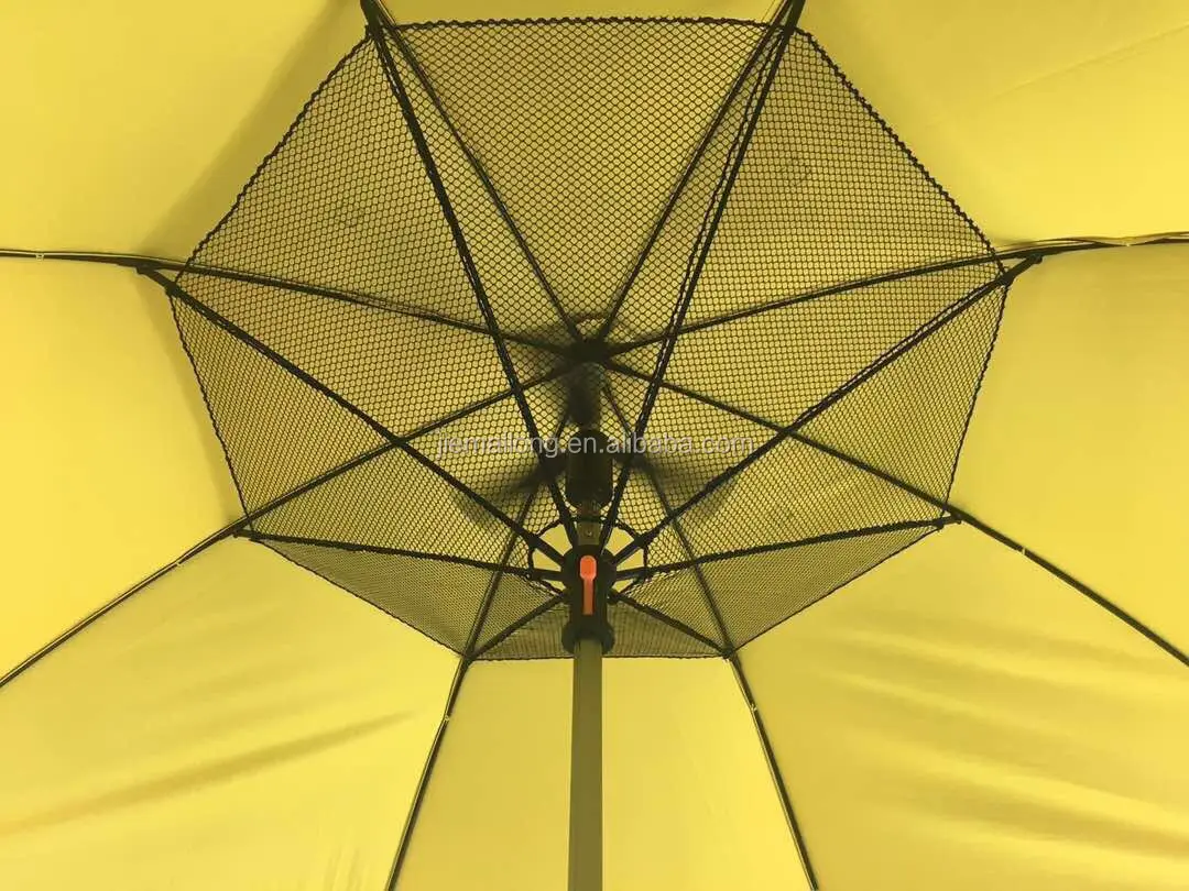 Solar Energy Fan Umbrella Installed With An Electric Fan Can Shade A