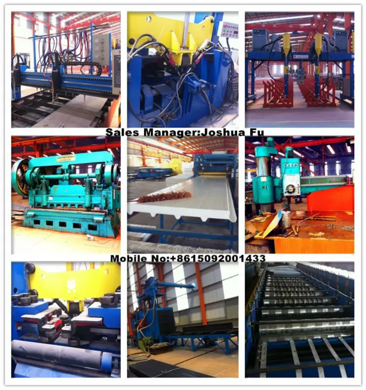 Chinese pre-engineered steel structure and sandwich panel shed