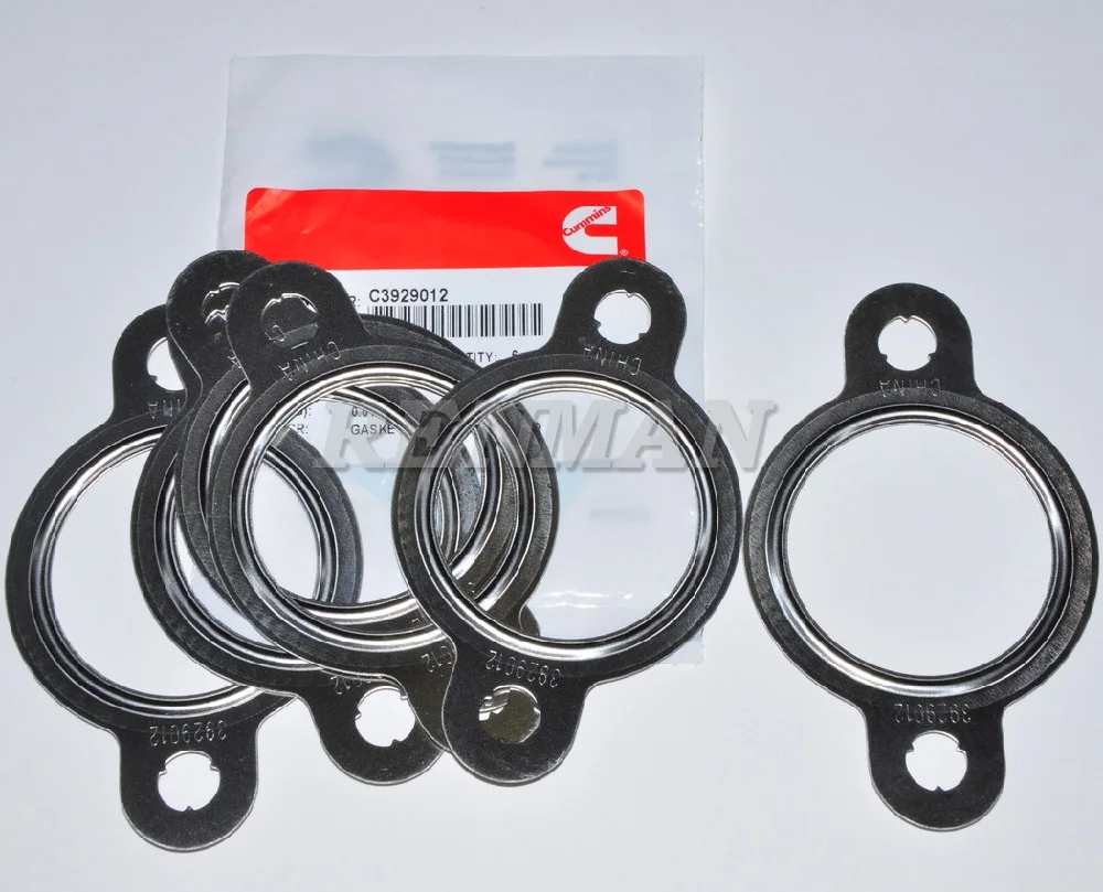 6PCS New Exhaust Manifold Gasket 3929012 For Cummins 6CT Engine parts