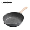 24cm Non-stick utensil Deep fried wok camping with Ceramic Coating deep and Induction cooking