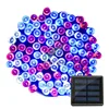Flash/Steady on Solar Power LED String Light for Outdoor Decoration