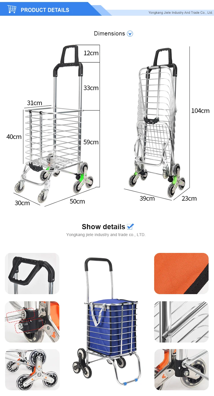 Folding Shopping Carts With Seat Trolley Shopping Bag With Seat With