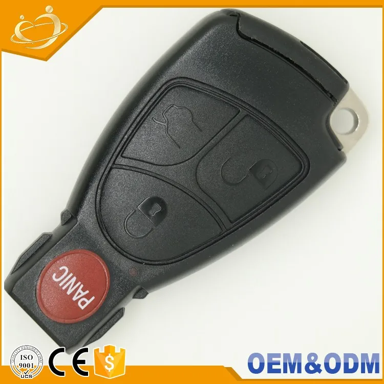 3 +1 Panic Buttons Battery Holder Remote Entry Smart Key Case Shell For