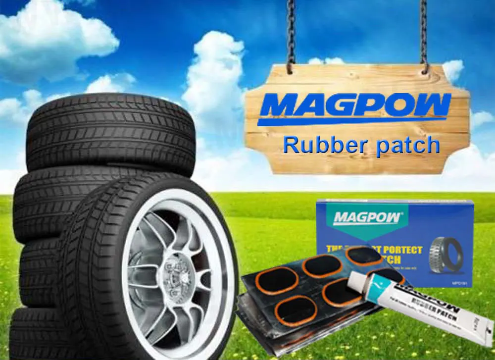 Magpow High Quality Tire Repair Cold Rubber Patch Glue for Bicycles - China  Rubber Patch Adhesive, Super Glue