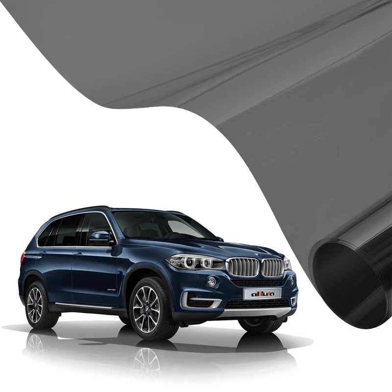 彩虹汽车窗膜 pet 材料纳米陶瓷硬注塑优质 99% 防紫外线汽车窗膜