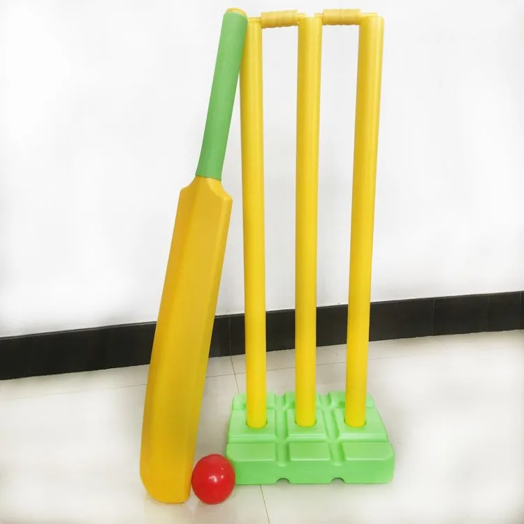 Cricket Practice Pe Material Cricket Bat Multicolor Cricket Kit Buy