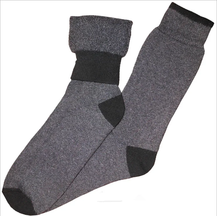 Knit Heavy Duty Extra Thick Men 100% Acrylic Work Winter Thermal Socks ...