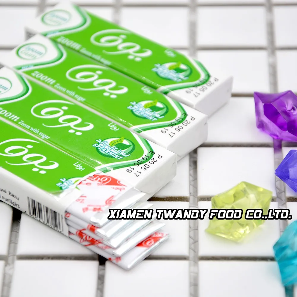 cool mint flavor sweet 5 pcs halal zoom stick chewing gum - buy