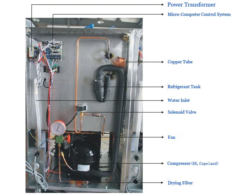 900kg Ice Maker/ Ice Cube Maker/ Ice Making Machine For Making Ice Cube