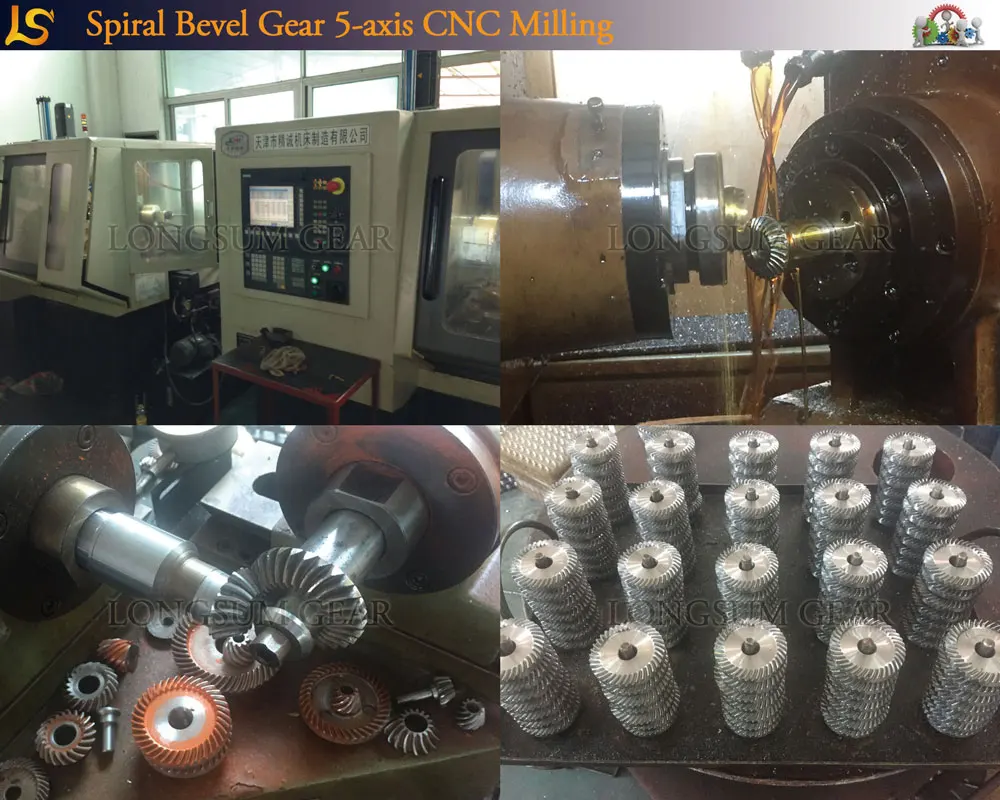 Spiral Bevel Gear 5-axis CNC Milling
