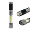 300 Lumen 3W+3W COB Aluminium Flashlight with magnetic base and rubber handle