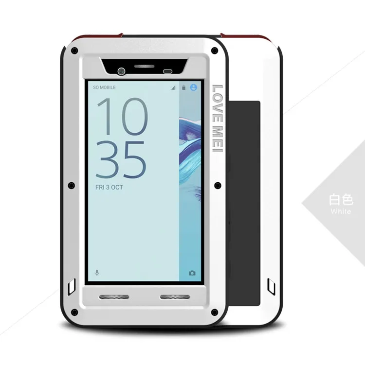 Love Mei Powerful For Sony Xperia X Case Metal Shockproof Waterpoof Rugged Protective Case - Buy Metal Case Back Cover,For Sony Xperia X Compact Case,Waterproof Case Product on Alibaba.com