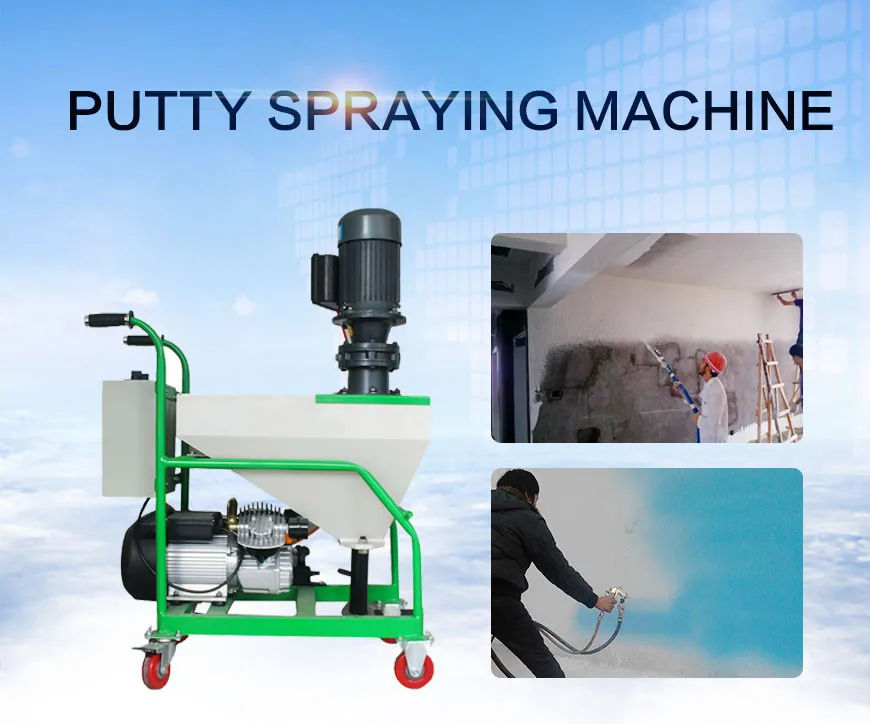 Factory Direct Sale High Quality Airless Putty Spray Machine Price