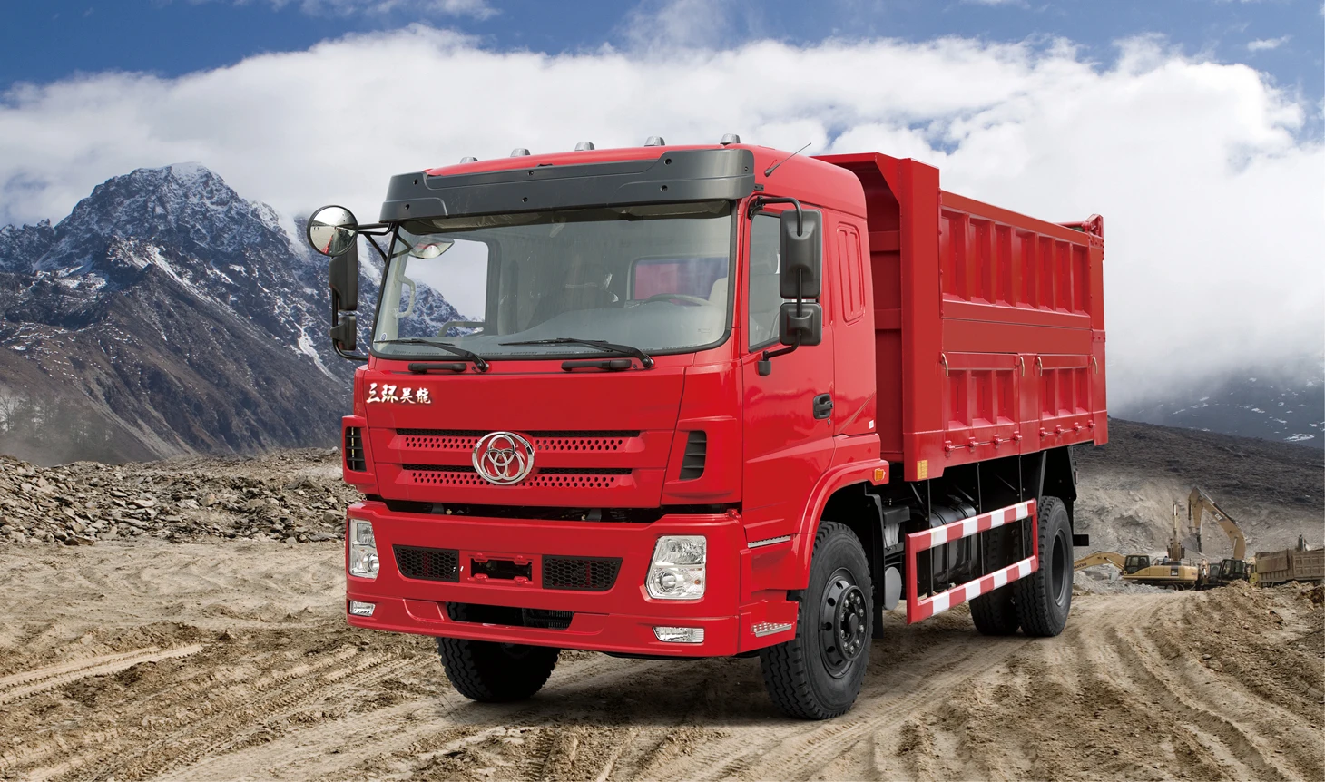 China 6 Wheel Volume Sand Capacity Tipper Trucks For Sale 