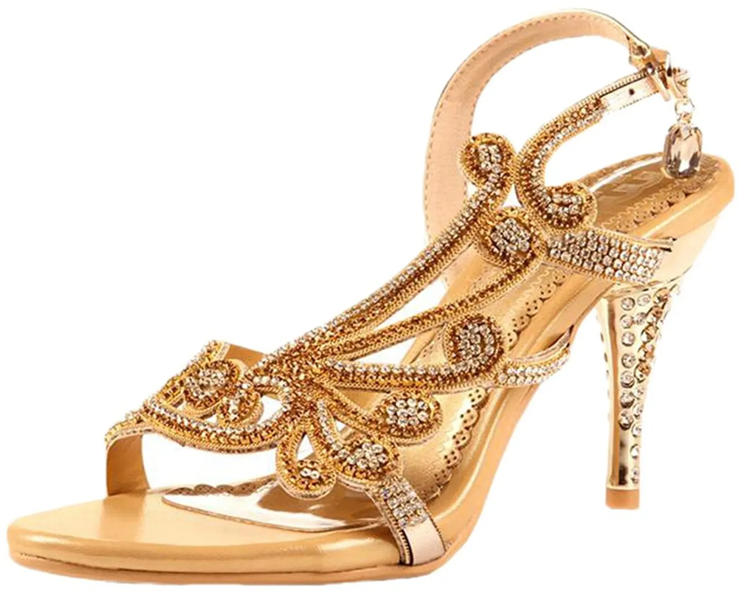 Buy Littleboutique Open Toe Dress Strappy Sandals Crystal Summer Sandals Crystal Rhinestones High Heels Prom Evening