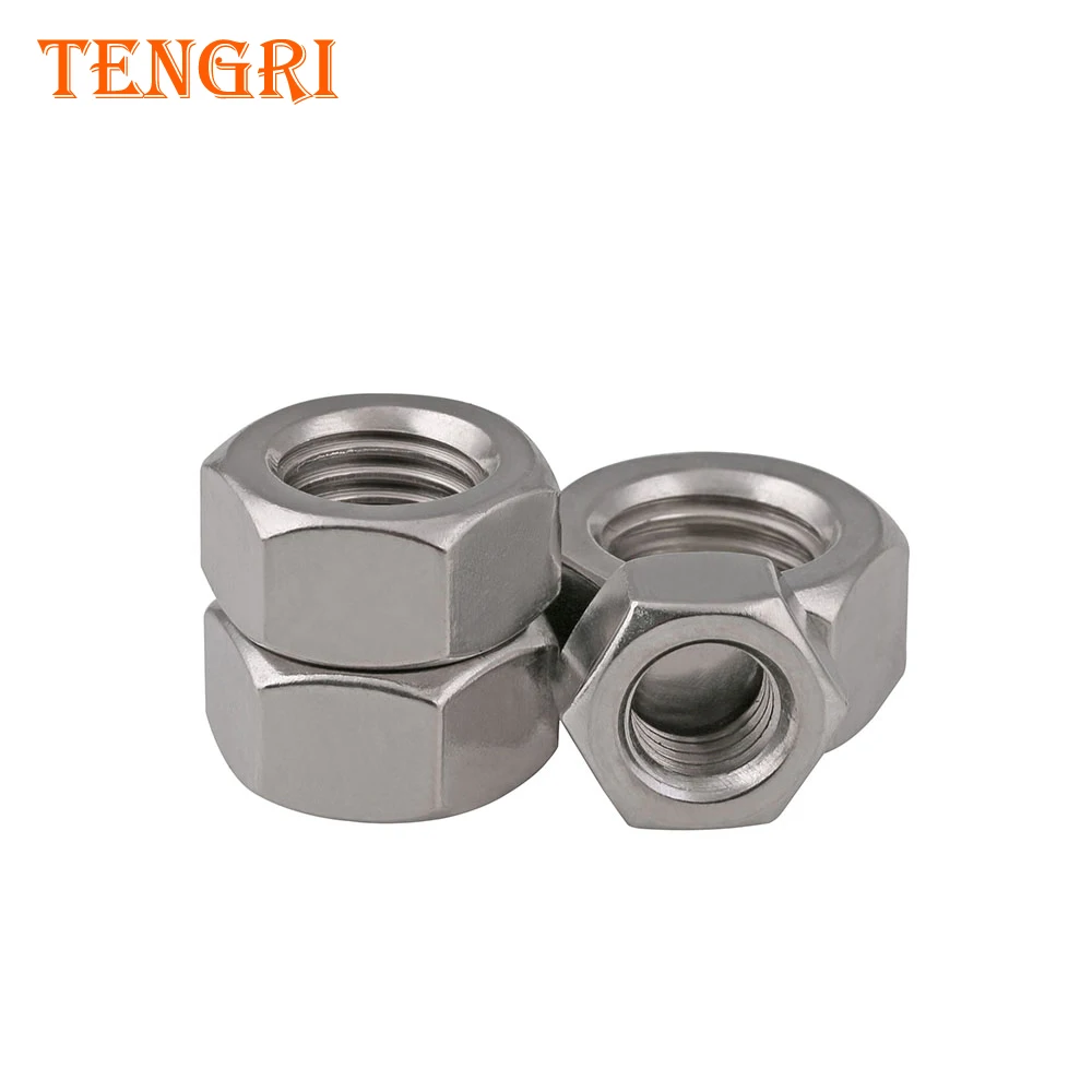 Stainless Steel Hex Nut Ss304 Ss316 Hex Nut/din934 A194 2h Heavy ...